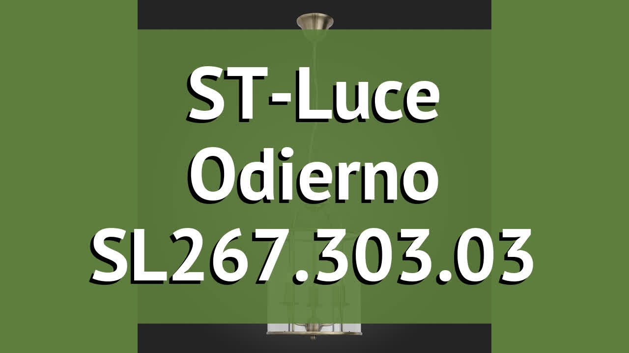 Люстра ST-Luce Odierno SL267.303.03 обзор: светильник ST-Luce Odierno SL267.303.03 120 Вт