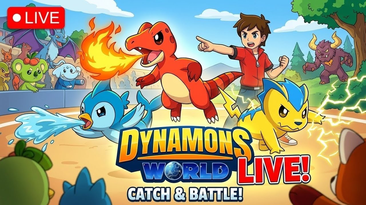 The gameplay 🎮 in live streaming 🛑 Dynamons World 🐦 #shorts #live #game