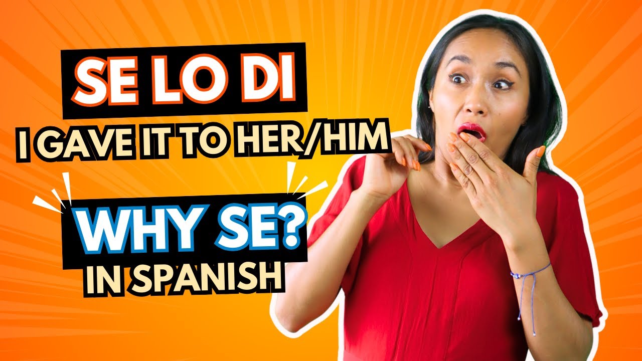 SE in Spanish: The #1 Most Important Thing You Need to Know!