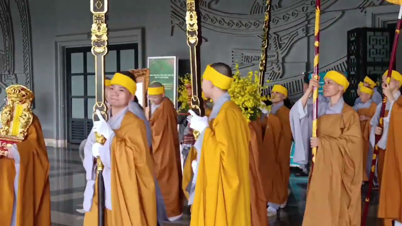 Lễ nhập trà tỳ Ni trưởng Thích Nữ Như Dụng.