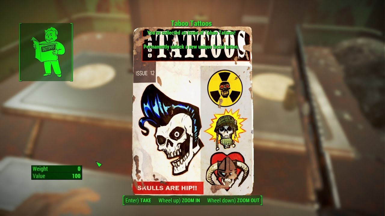 Fallout 4 Ep 261 Taboo Tattoos Skulls Are Hip!! Issue 12 Irish Pride Industries shipyard