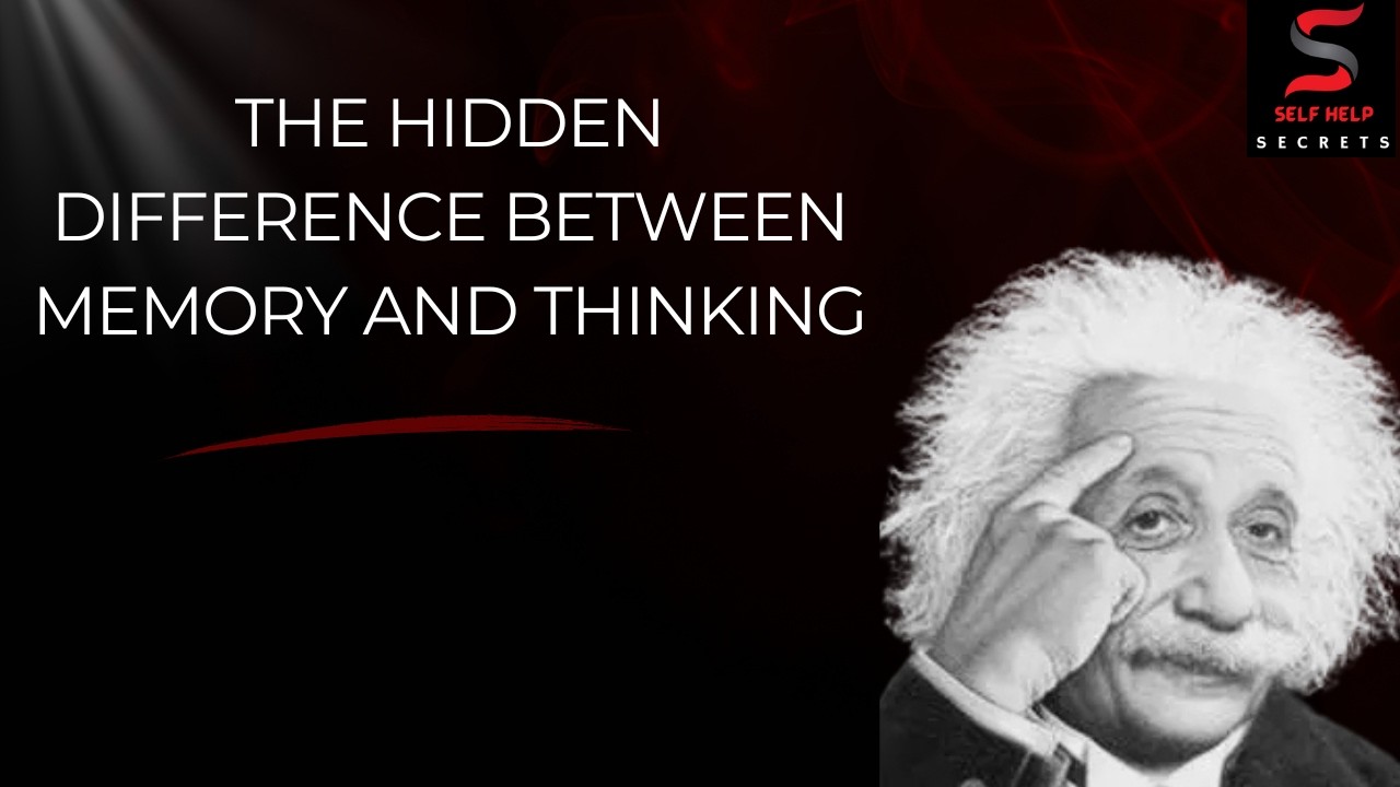 The Hidden Difference Between Memory and Thinking