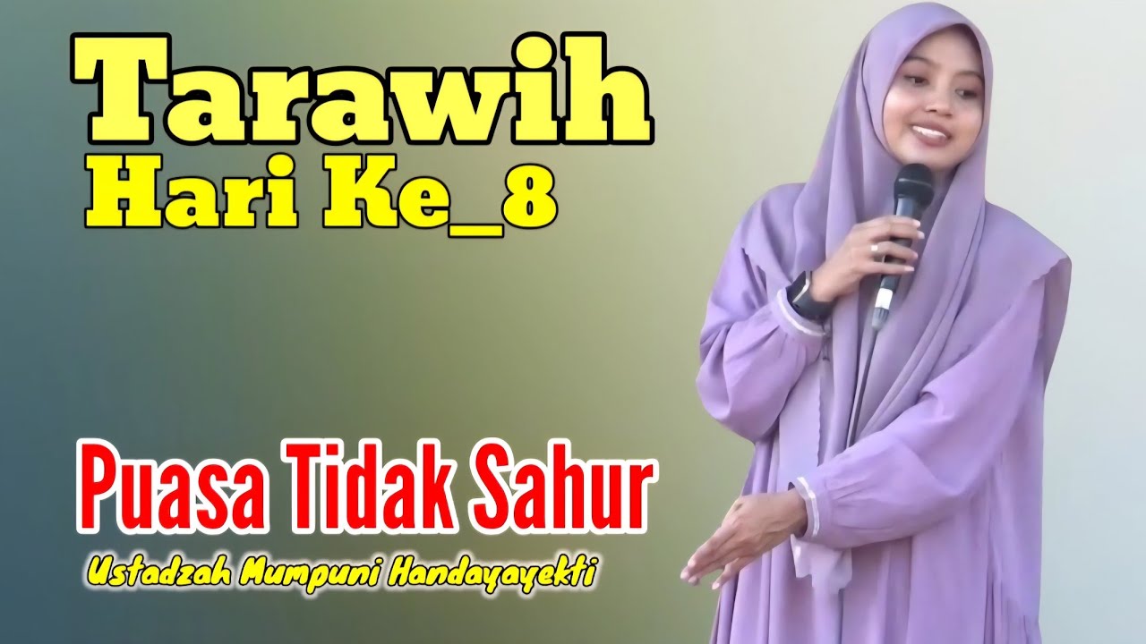 Live Pengajian Lucu Bersama Ustadzah Mumpuni Handayayekti Tarawih ke 8 di Temanggung
