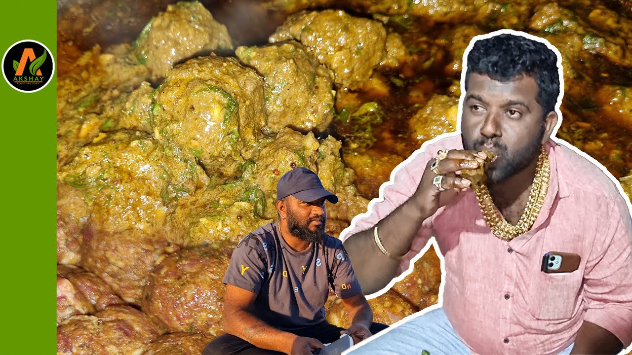 Mutton Kaima Unde Saaru | Keema Balls Curry Recipe | Mutton Keema | Village Cooking In Kannada
