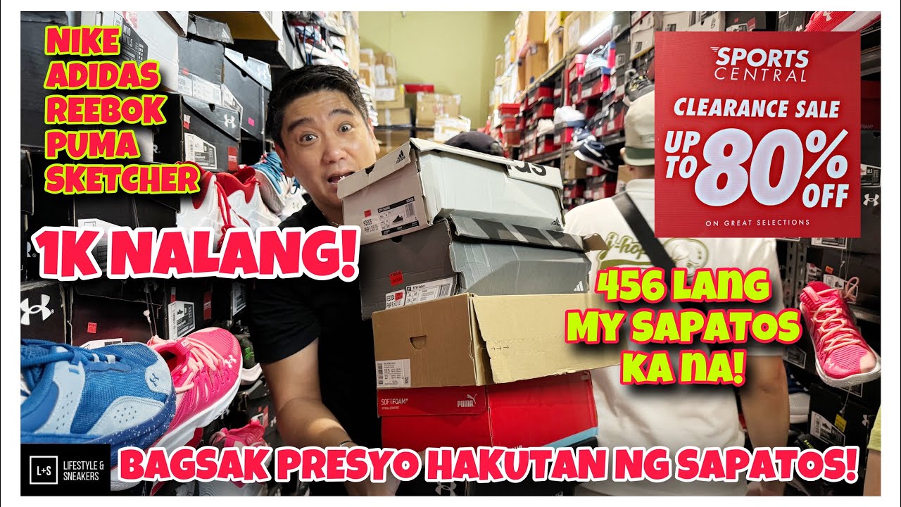 HAKUTAN NA! BAGSAK PRESYO LAHAT! TIG 1000 PESOS NA NIKE AT ADIDAS MERON! MERON PANG 456 PESOS LANG!