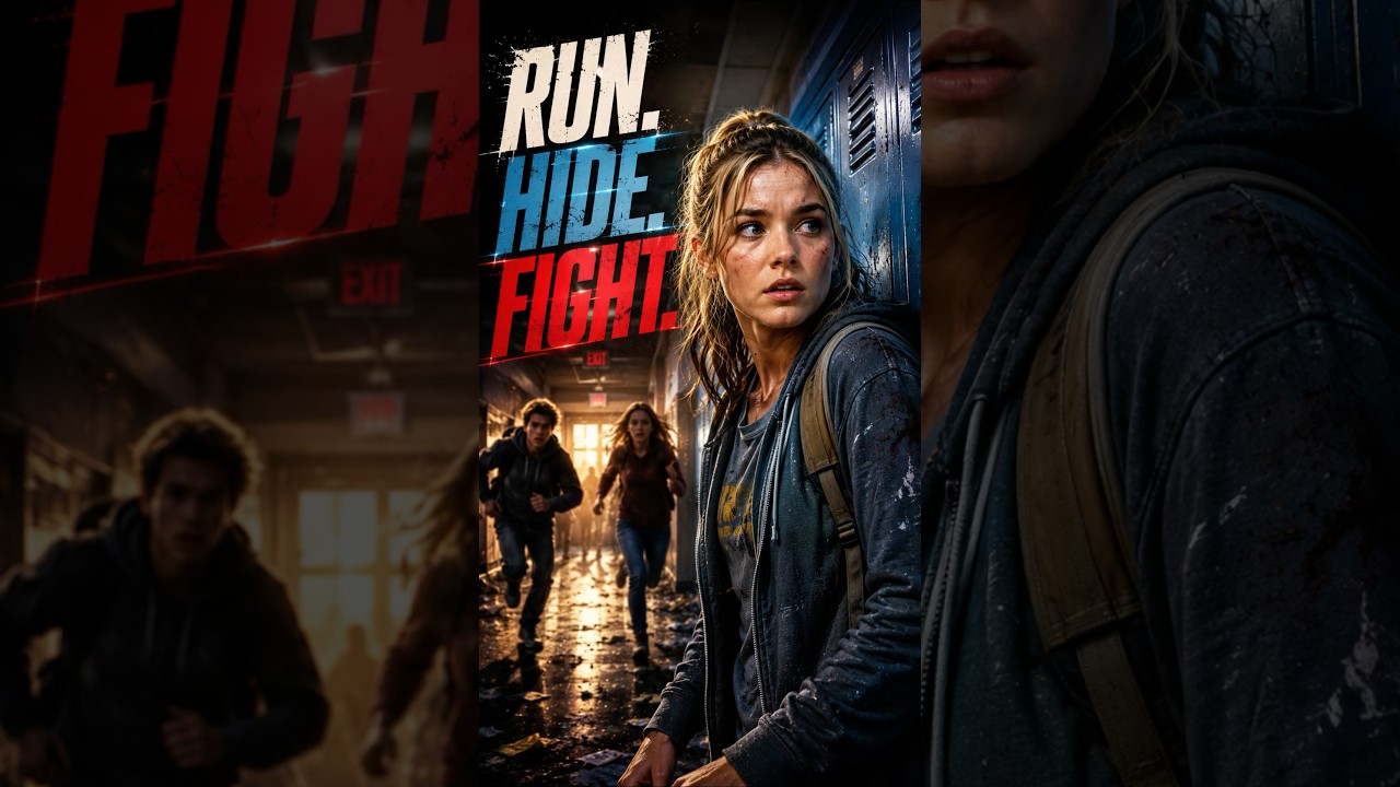 Trapped Students Outsmart a School Shooter in This Intense Standoff | Run Hide Fight (2020)#shorts