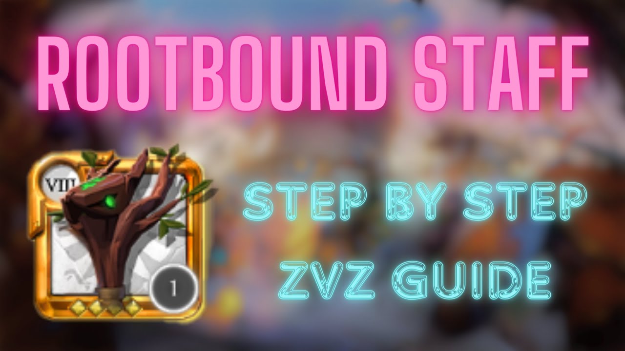 ROOTBOUND STAFF ZVZ GUIDE | Albion Online