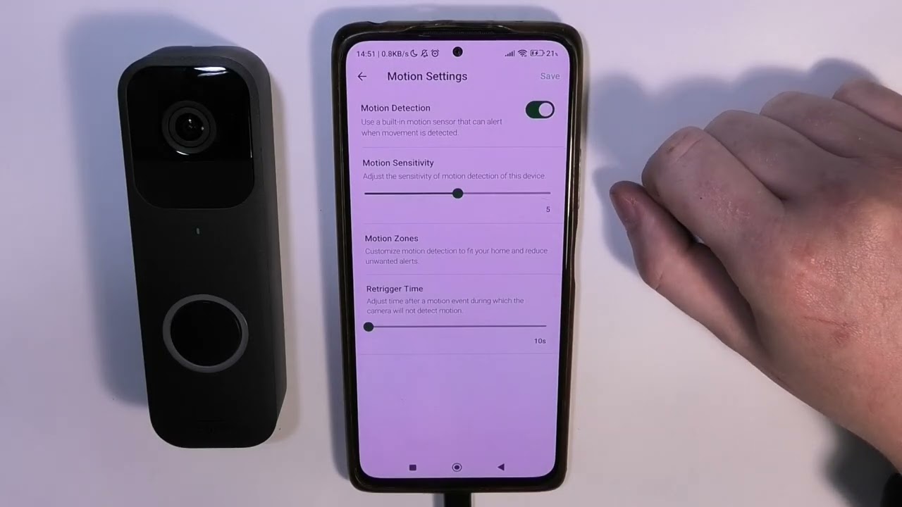 Blink Video Doorbell - How to Change Re Trigger Time