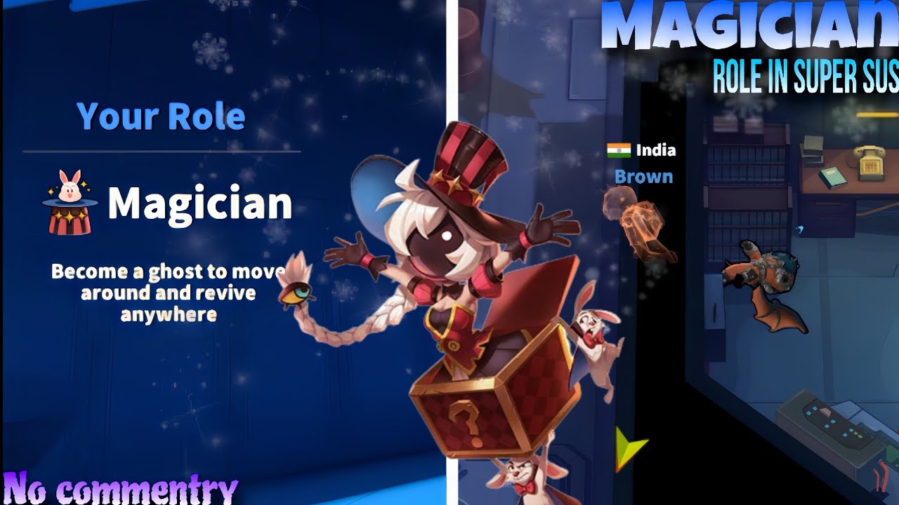 Magician🪄 role gameplay😉||Super sus new role||Super sus gameplay 😎😁 #gameplay #supersus