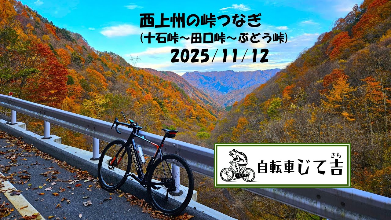2025/11/12 西上州の峠つなぎ(十石峠～田口峠～ぶどう峠)