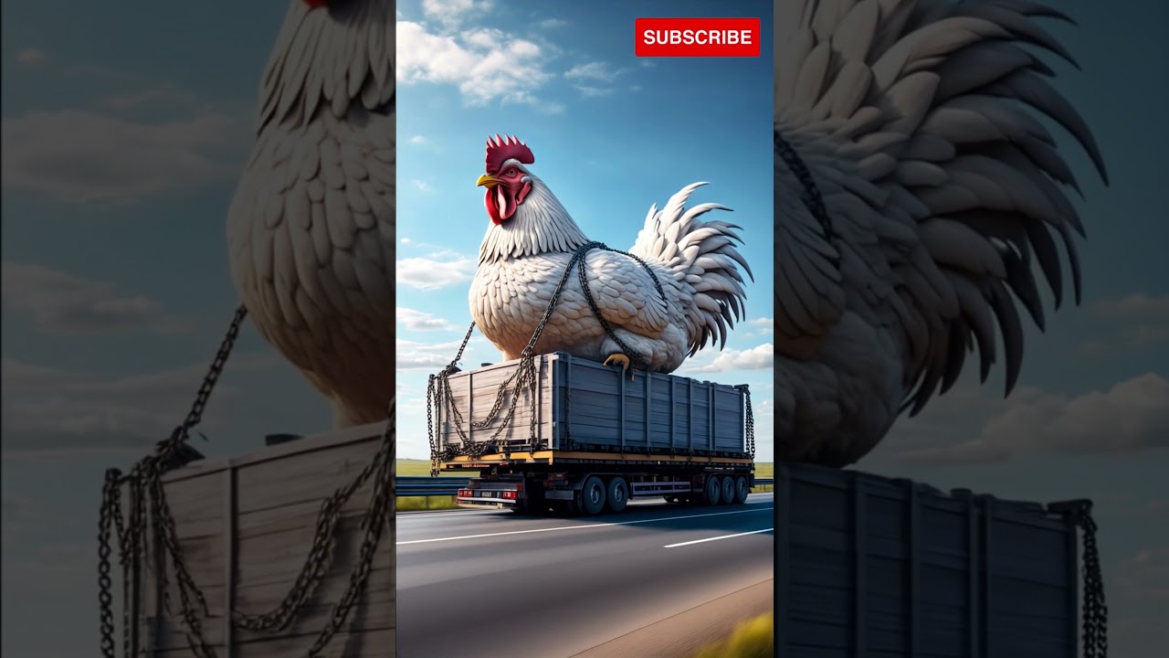 Chained Chicken Truck #aivideo #america