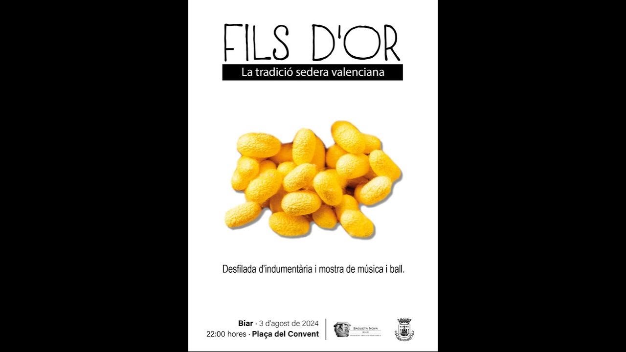 Fils d'or, la tradició sedera valenciana. Sagueta Nova, 3/8/2024