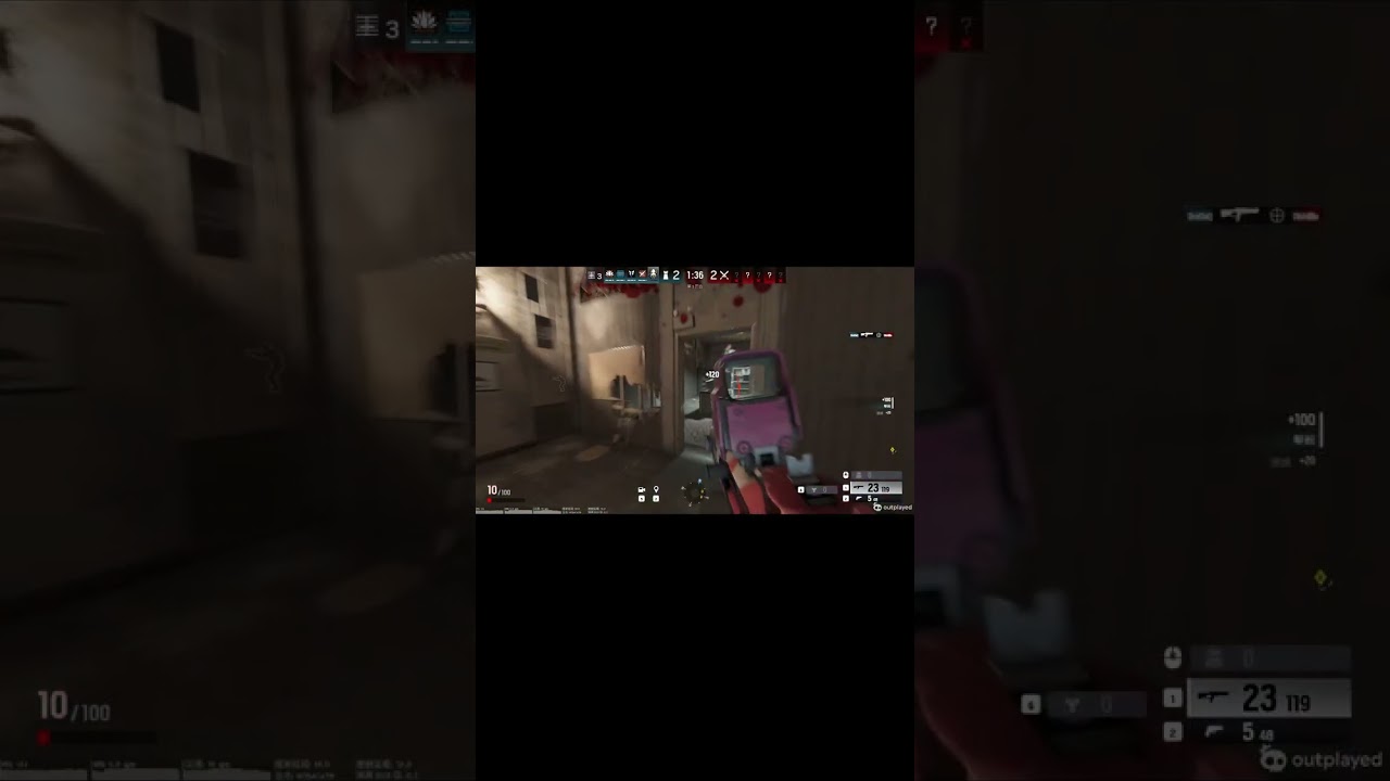 Rainbow 6 Siege insane 1v4 #fps #r6x #r6siege #r6s