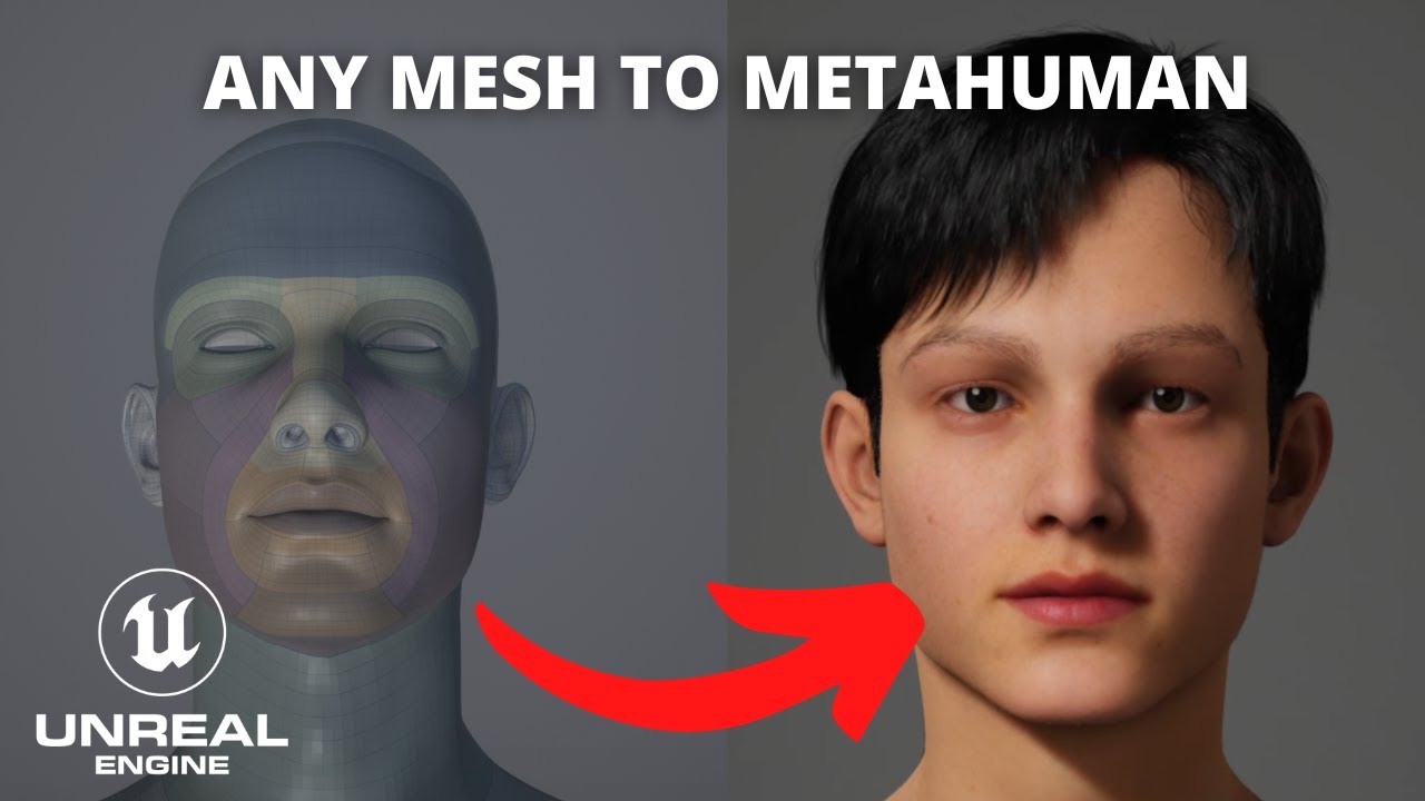 Как преобразовать любую модель в метачеловека в Unreal Engine 5