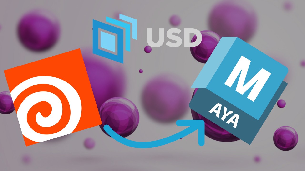 Export Particles from Houdini to Maya using USD