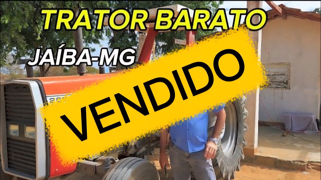 **VENDIDO** VENDE-SE TRATOR MASSEY FERGUSON 265. JAÍBA-MG