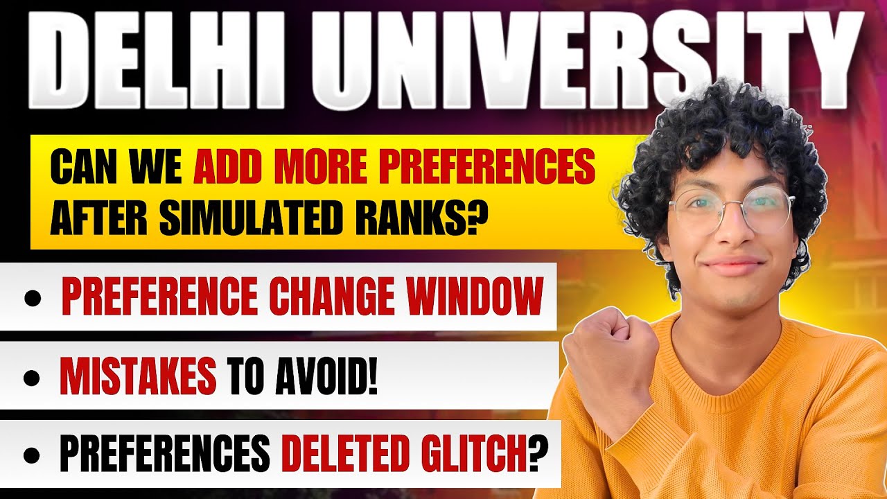 How to use Simulated Ranks & Preference change window like a PRO! 🔥DU CSAS Update!