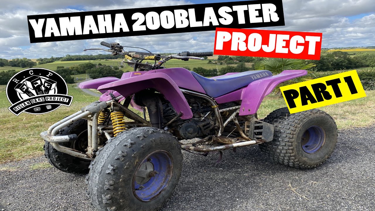 Restauration d'une épave - Yamaha 200 Blaster Part1
