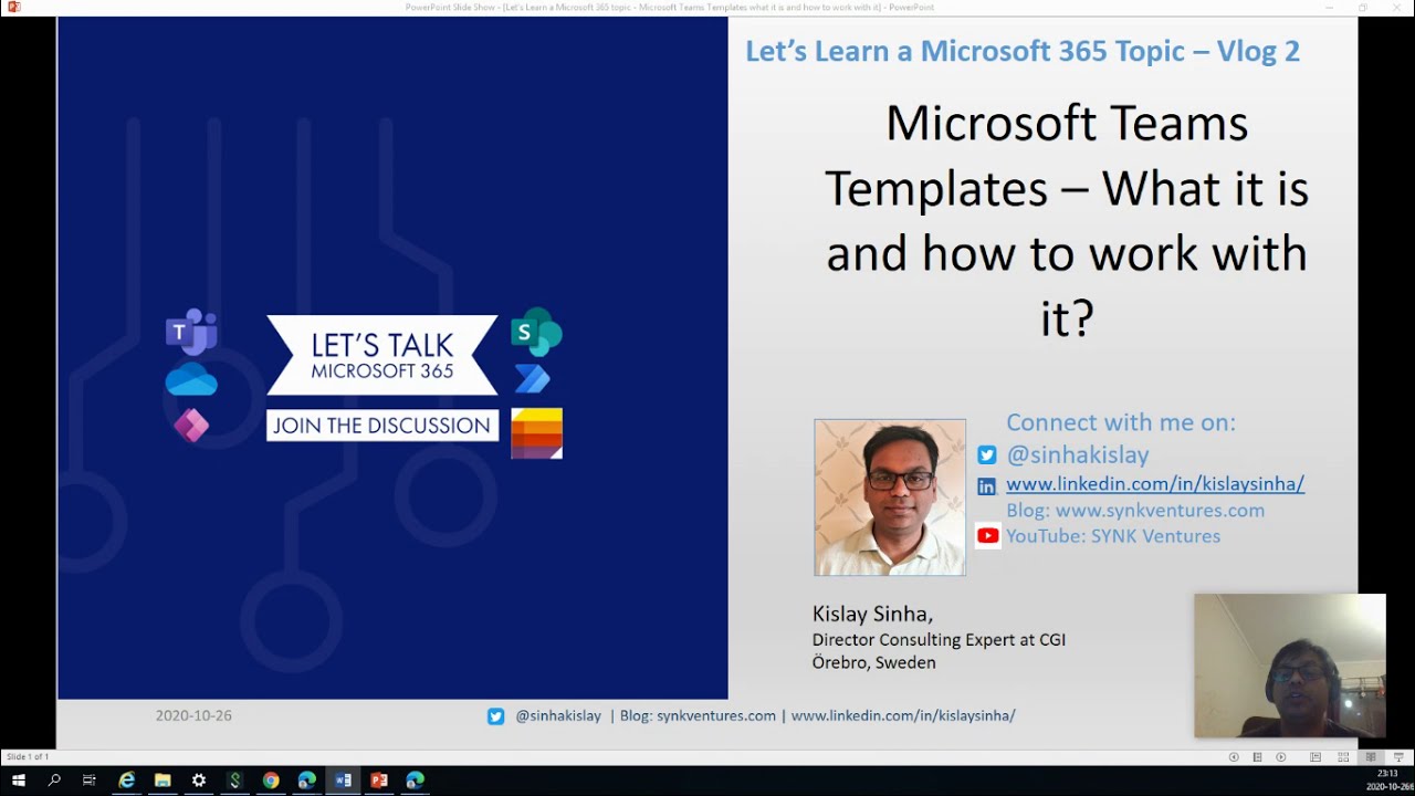 Microsoft Teams Templates –What it is and how to work with it? Episode 2 - Let's Learn a M365 topic