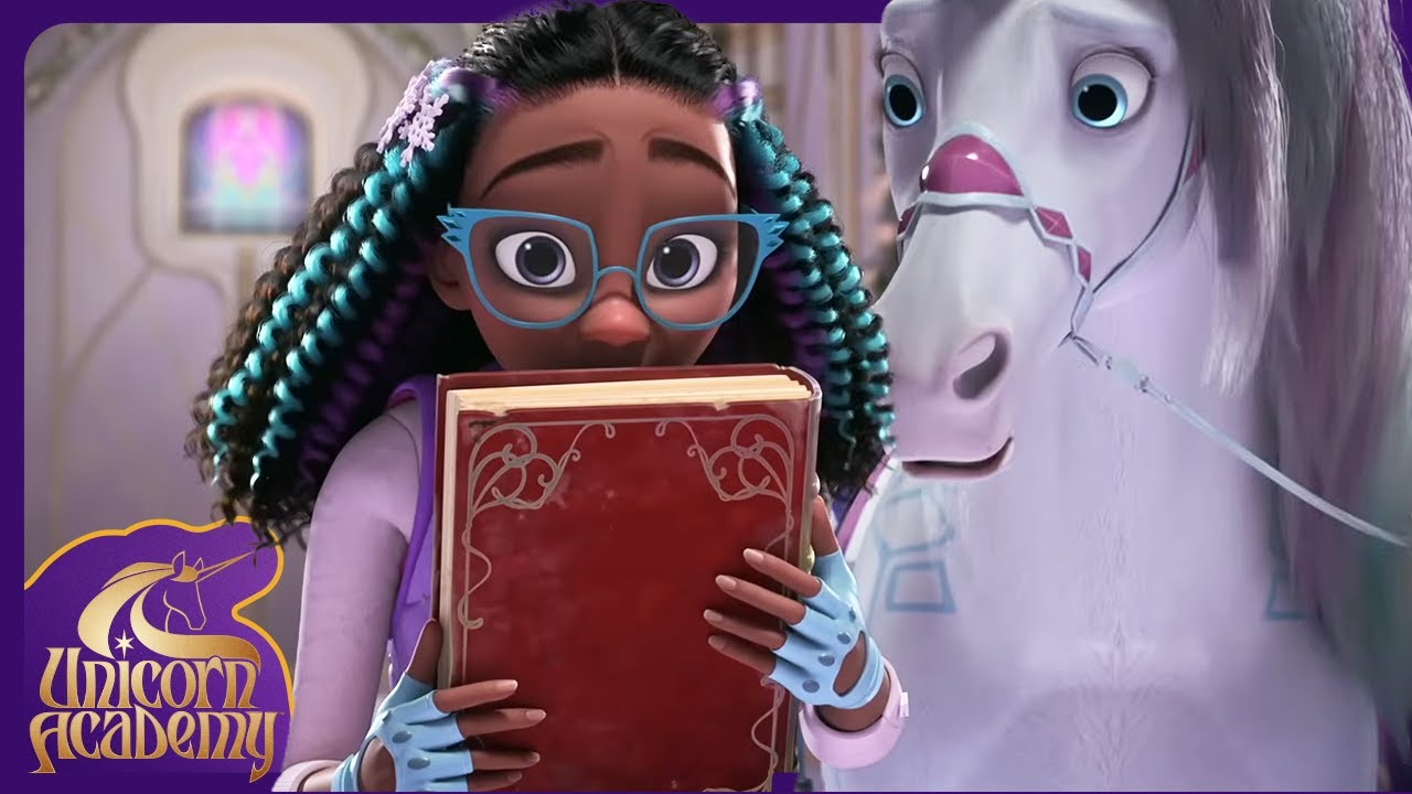Il libro spaventa Layla e Glacier. | Unicorn Academy! | Cartoni animati per bambini