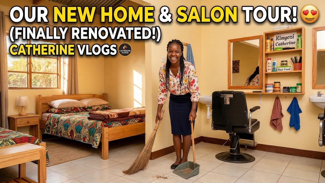 DEEP CLEANING:🥰 CLEAN MY KINYONZI AND HOME COMBINED AFTER RENOVATION #catherinevlogs 