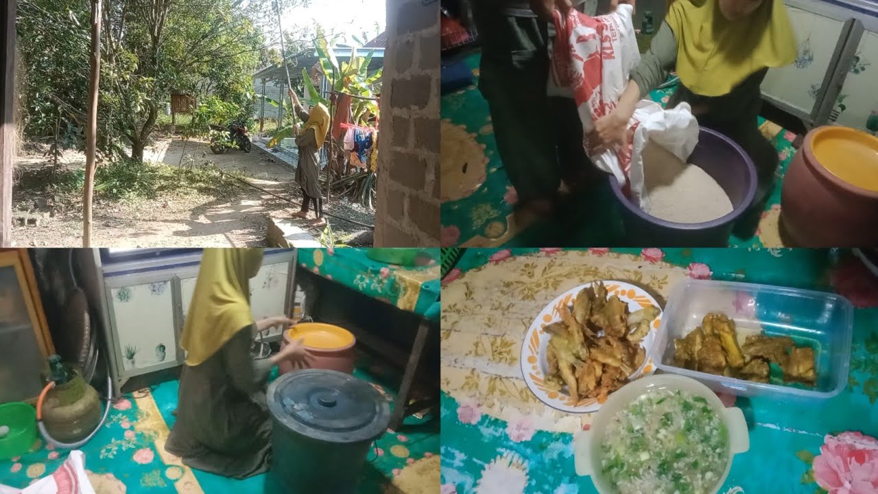 Panen sawo masak sat set untuk menu berbuka kegiatan irt 2 anak di desa