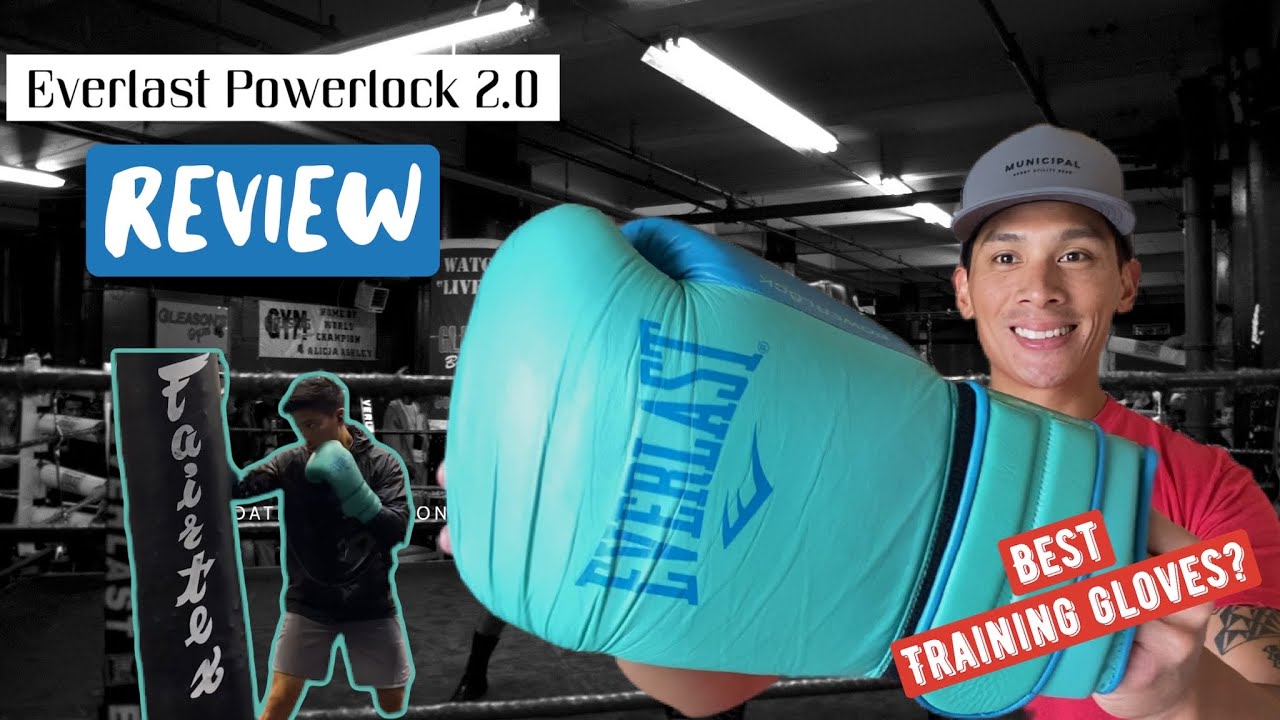 Everlast Powerlock 2.0 Leather Velcro Boxing Gloves REVIEW- IS THIS EVERLAST’S BEST TRAINING GLOVE?