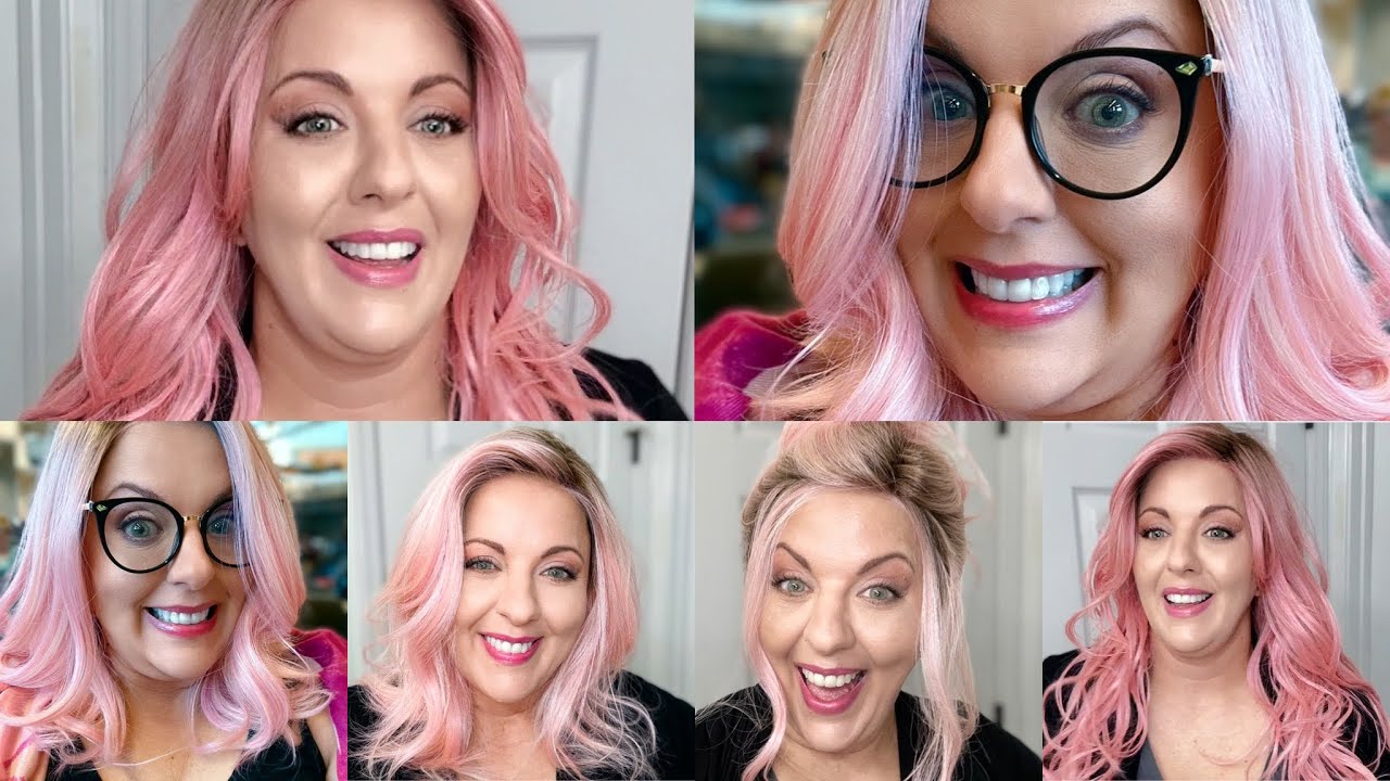 Belle Tress Pike Place wig in Rose Gold, with bonus Dusty Rosa Color comparison!