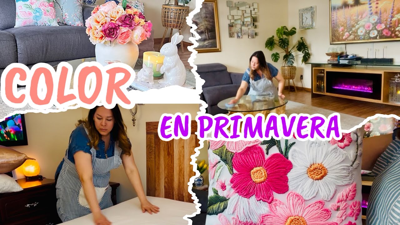 DECORACIÓN DE PRIMAVERA:DETALLES ACOGEDORES PARA TRANSFORMAR TU RECÁMARA Y SALA