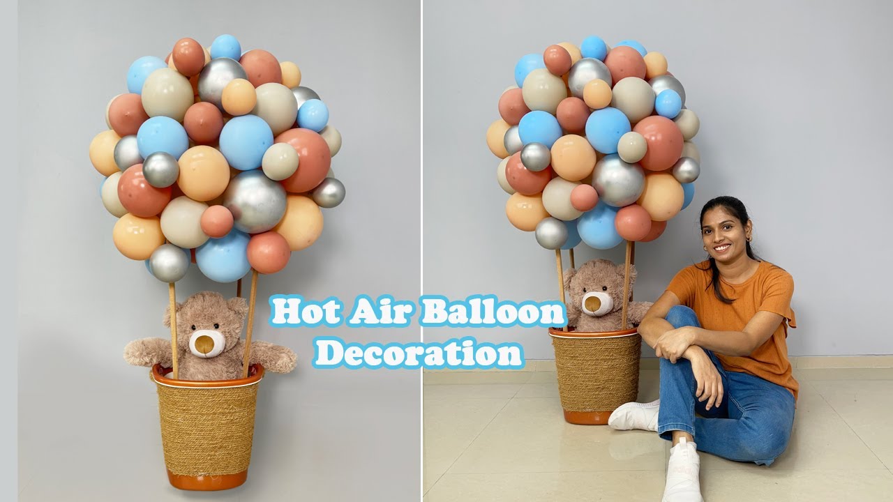 DIY Teddy Bear Hot Air Balloon Decoration