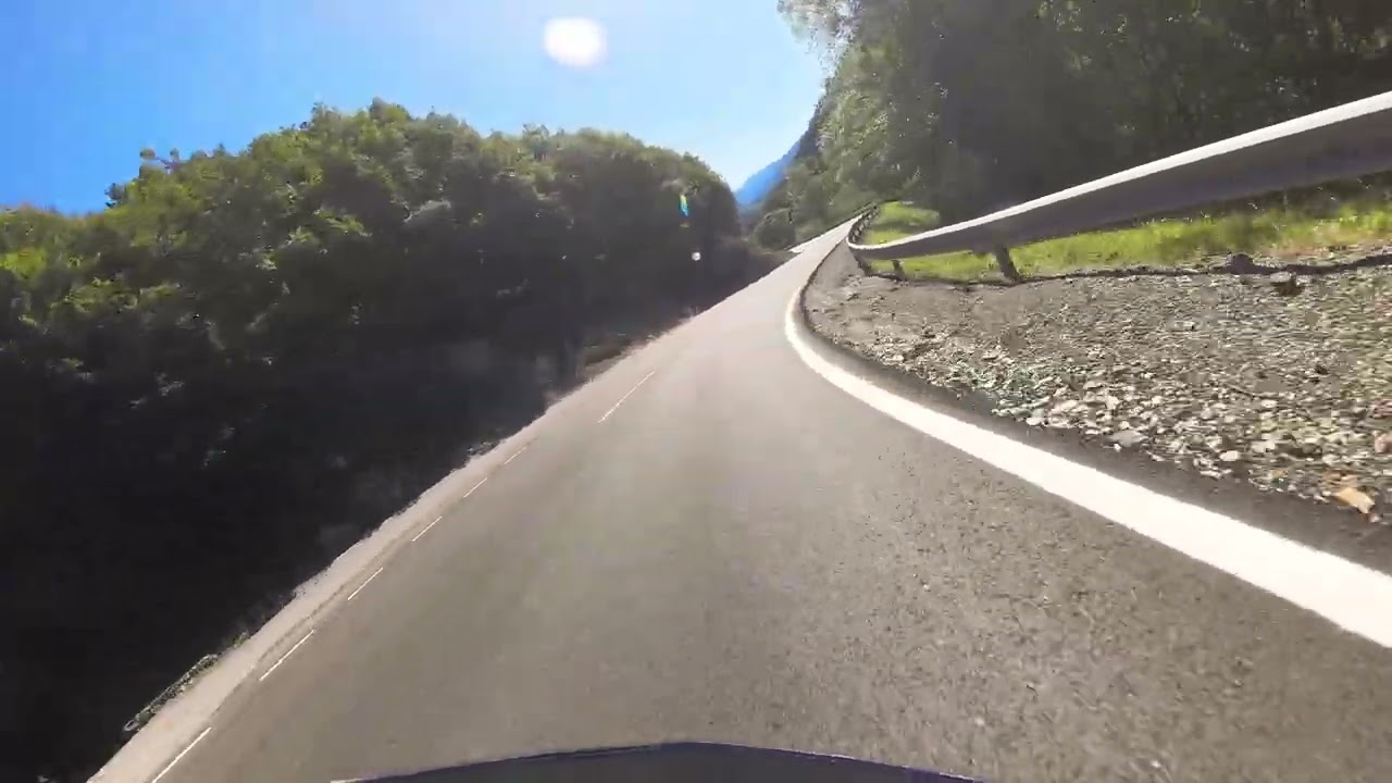 Yamaha MT09 ile ispanya turu
