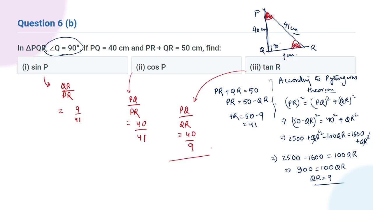 Trigonometry | ICSE Class 9 Mathematics | Exercise 17 | Part 2