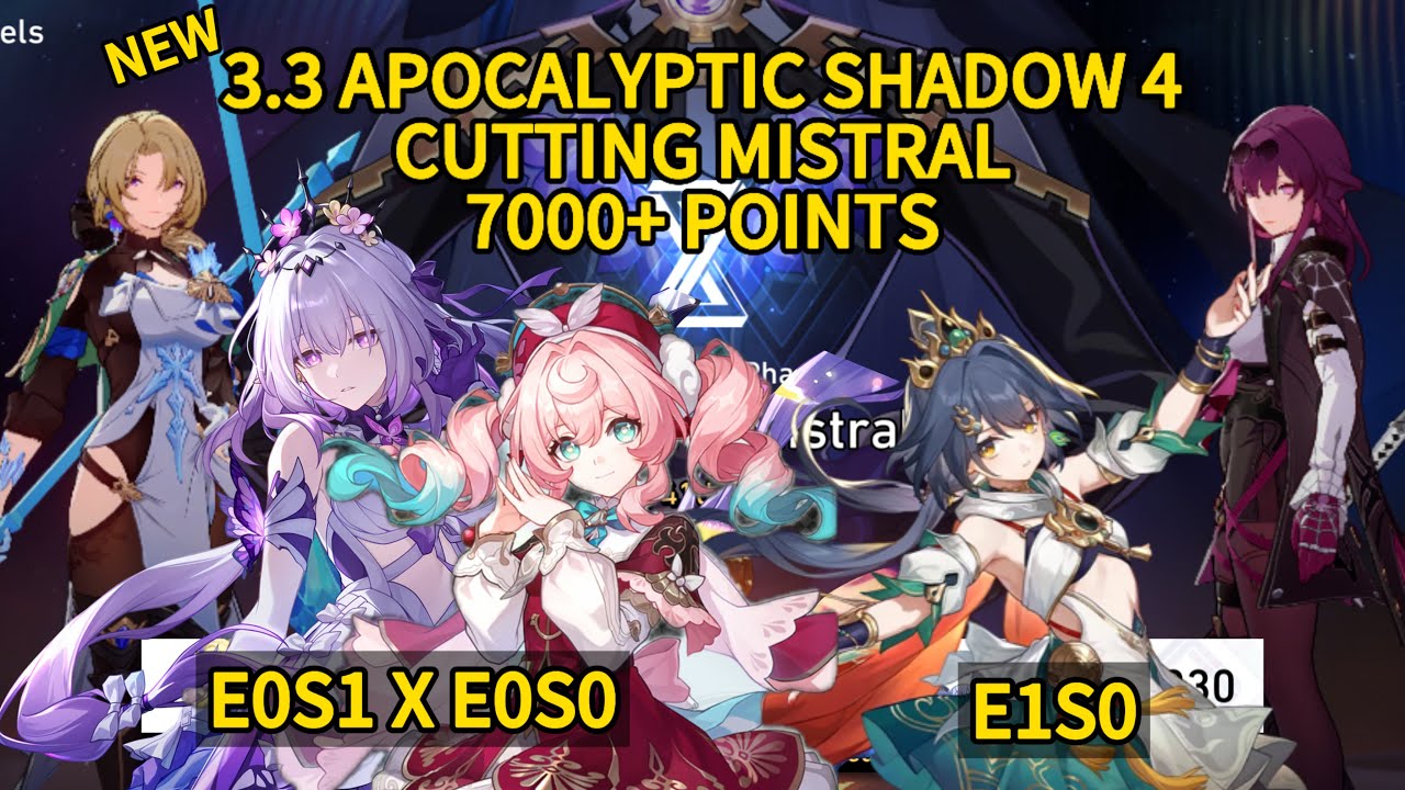 [3.3] NEW Apocalyptic Shadow 4 | E0S1 Castorice x E0S0 Hyacine & E1 Yunli | Honkai: Star Rail