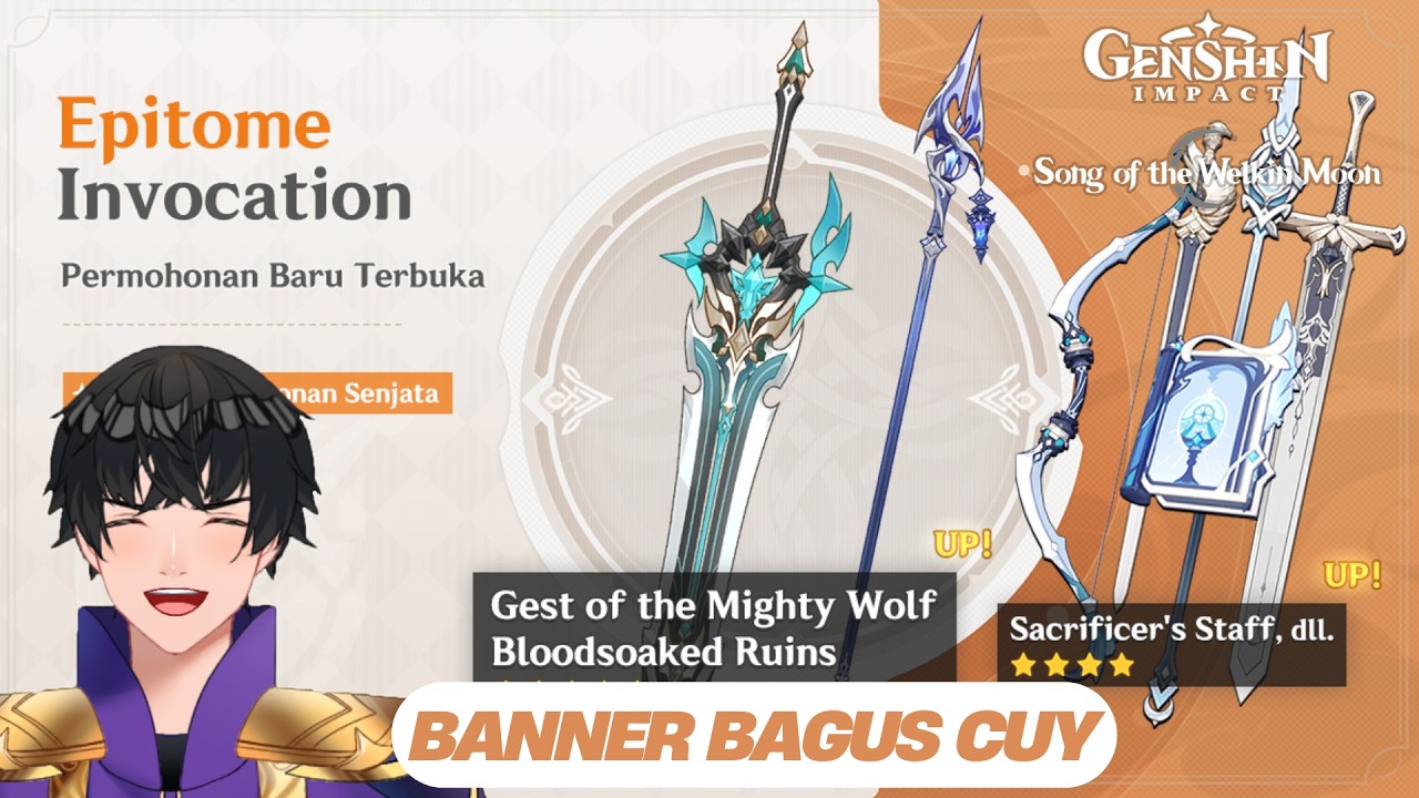 ALL IN BANNER SENJATA INI MAH WKWK, NGABUBURIT SAMBIL TRY HARD LOCAL LEGEND || GENSHIN IMPACT