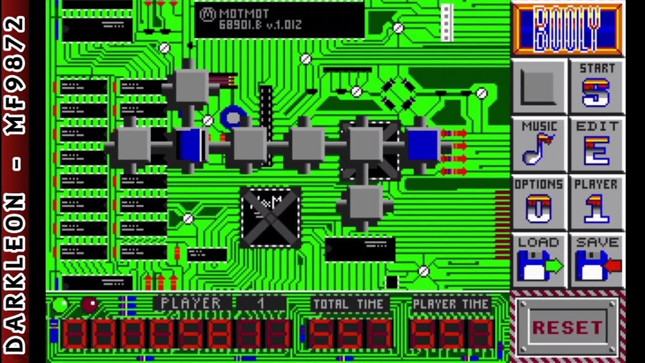 Booly &copy; 1991 Loriciels - PC DOS - Gameplay
