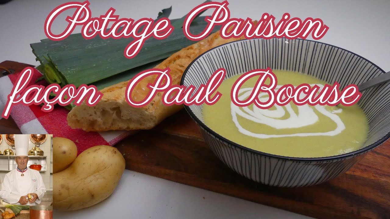 Recette Du Potage Parisien Façon BOCUSE  excellente et savoureuse recette! #souprecipe  #bocusedor