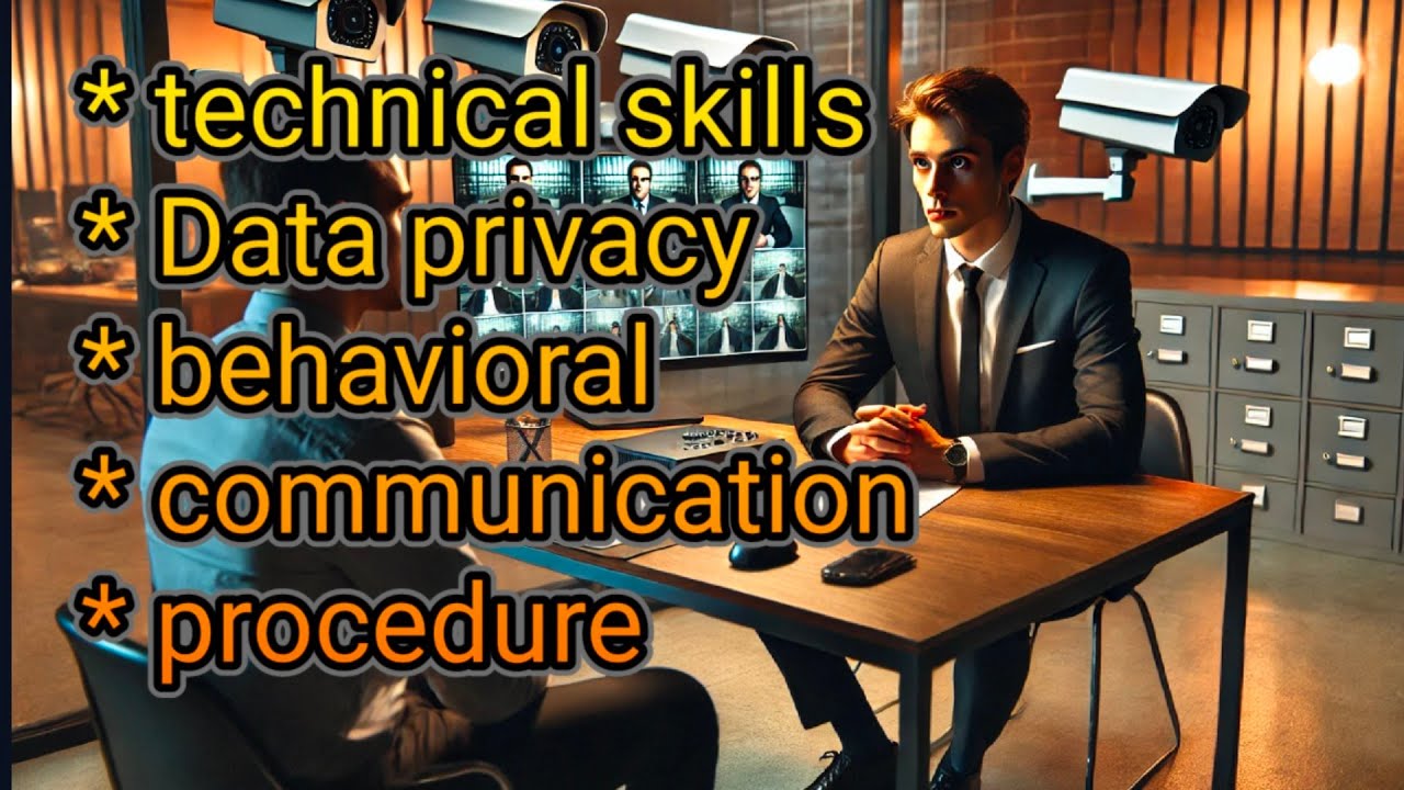 QUESTIONS ASK DURING AN INTERVIEW FOR CCTV OPERATORS POSITION.