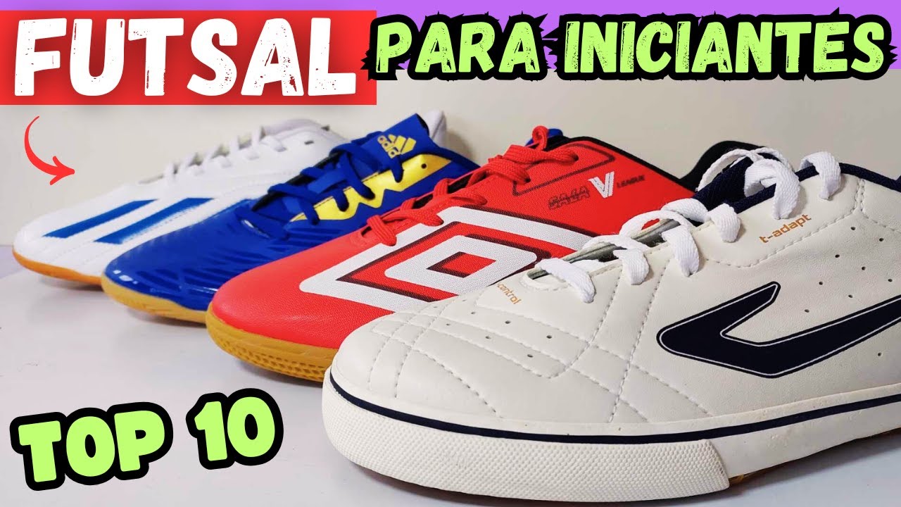 BOAS, BONITAS E BARATAS🙏 TOP 10 CHUTEIRAS FUTSAL COM MELHOR CUSTO X BENEFÍCIO PARA COMEÇAR A JOGAR⚽