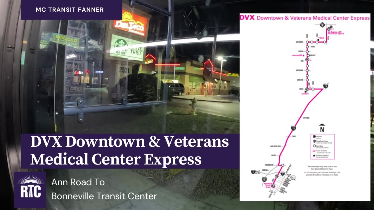 RTC Nevada DVX Downtown & Veterans Medical Center Express - Ann Rd To Bonneville Transit Ctr