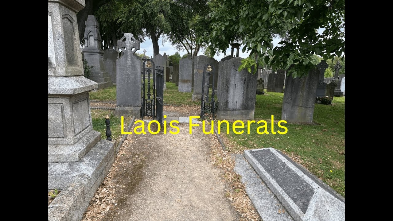 Funerals of three Laois men at Glasnevin Cemetery