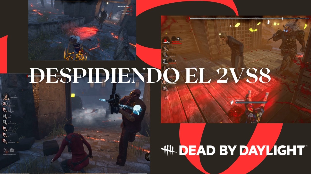 DESPIDIENDO EL 2VS8 || Recopilación - Dead By Daylight