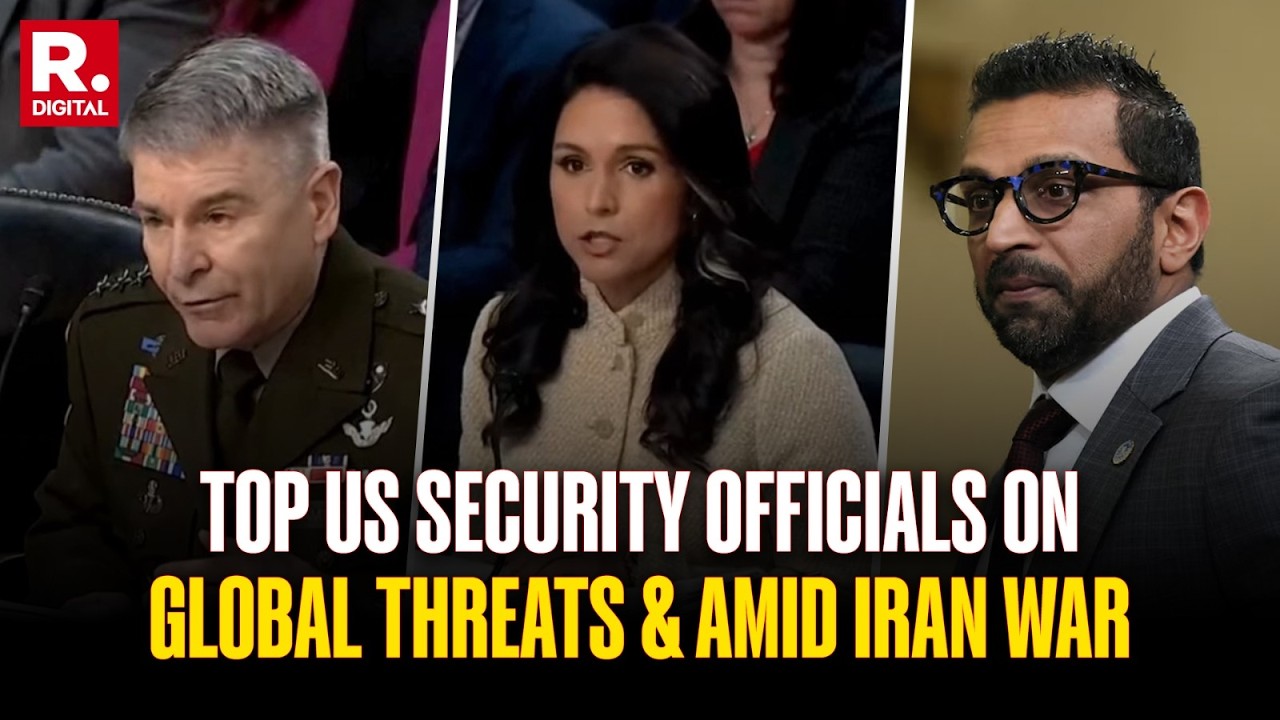 LIVE: Tulsi Gabbard, Kash Patel & CIA Director Testify on Global Threats Amid Iran War