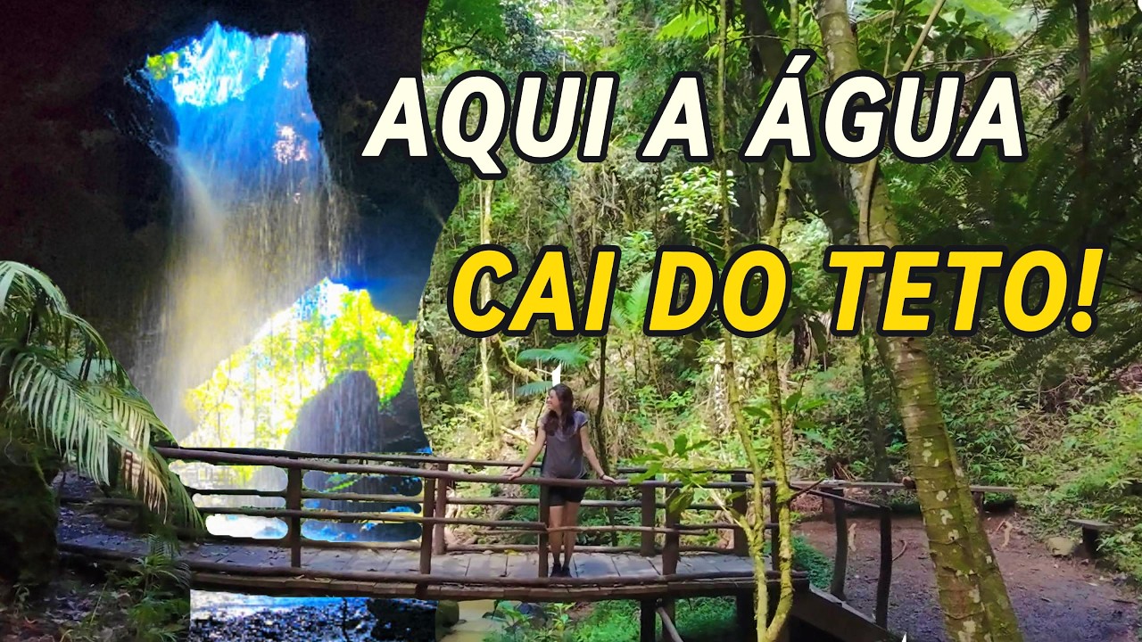 A CACHOEIRA MAIS DIFERENTE DE MINAS GERAIS? | Parque Ecológico Olho d'Água - Andradas/MG
