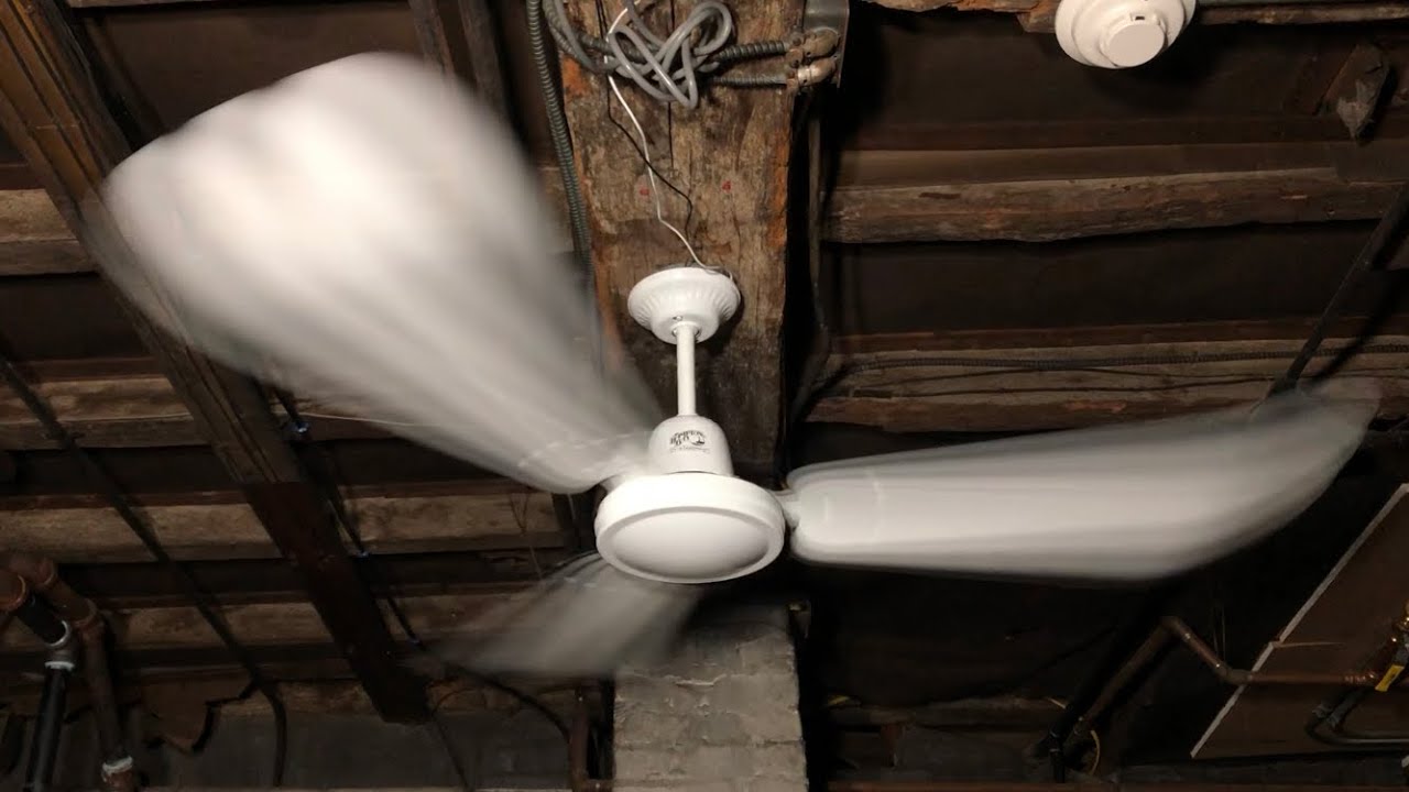 Hampton Bay Industrial Ceiling Fan 56” (SMC K56)(Solid State)(No Commentary)