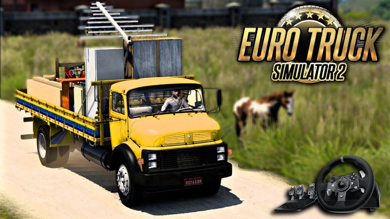 COMPREI UM NOVO CAMINHÃO, MERCEDES 1518 COM CARROCERIA! - ETS2 + G920