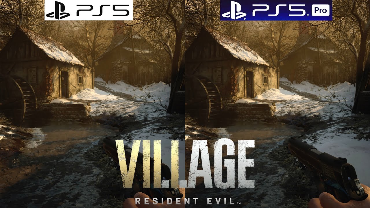 Resident Evil Village PS5 vs PS5 Pro - Graphics Comparison - Framerate - 4K - Loading Times