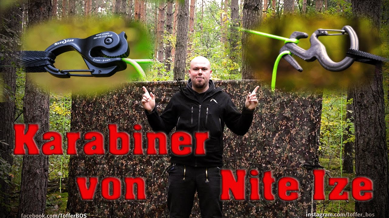 HILFE TARPAUFBAU- CamJam & Figure 9 Karabiner