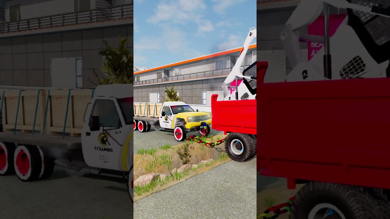 Trucks and Cars vs Speed Bumps #481 | BeamNG.drive