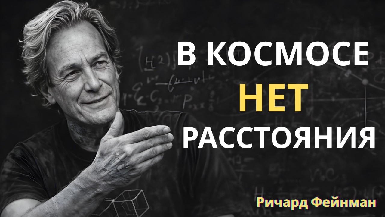 РАССТОЯНИЕ В ПРОСТРАНСТВЕ — ЭТО ИЛЛЮЗИЯ | Ричард Фейнман
