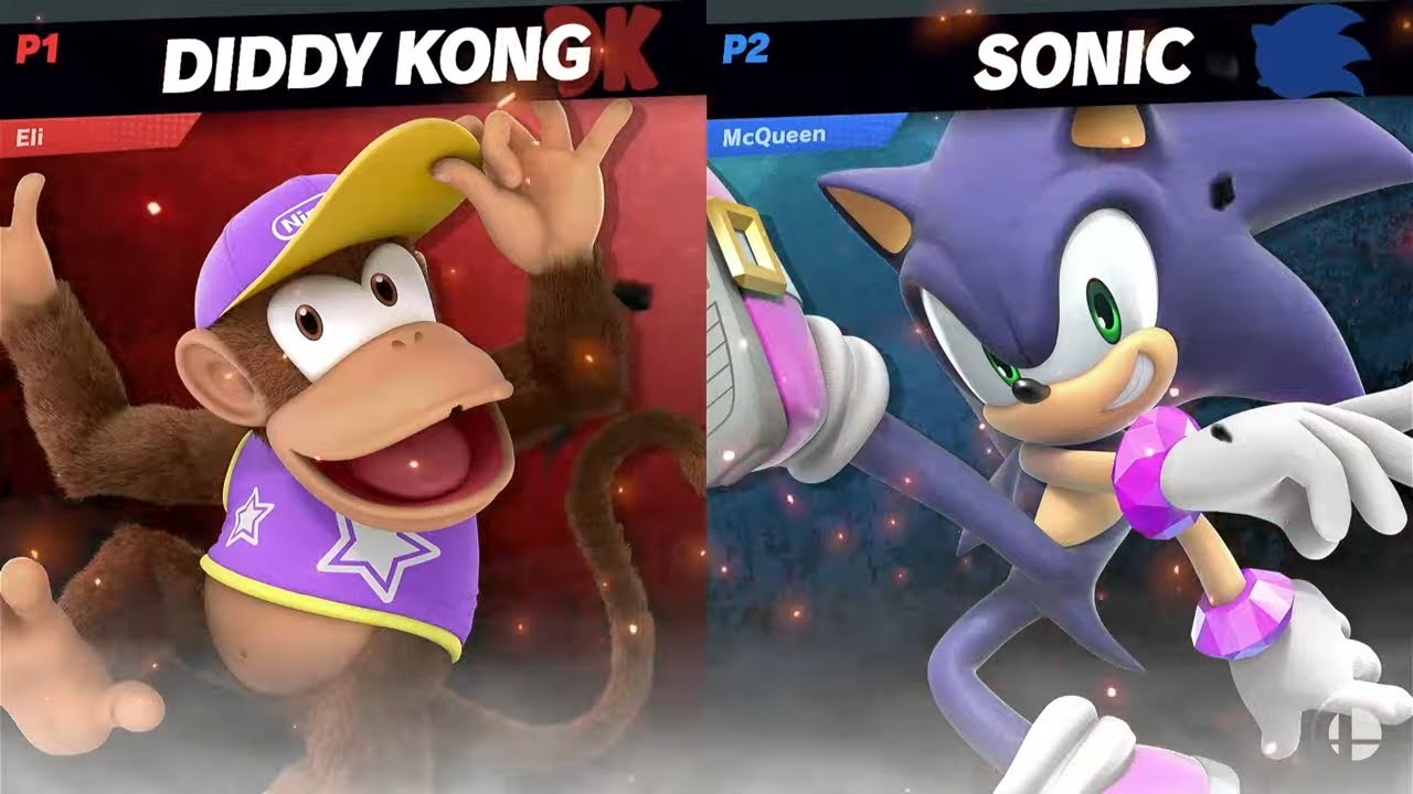 Knev$ (Sonic) vs Eli (Diddy Kong) - Losers Quarterfinals - WGAC #124